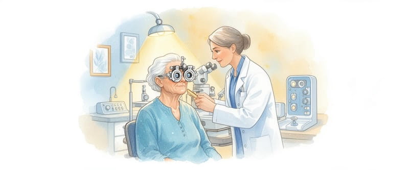 Examen ophtalmologique pour la basse vision