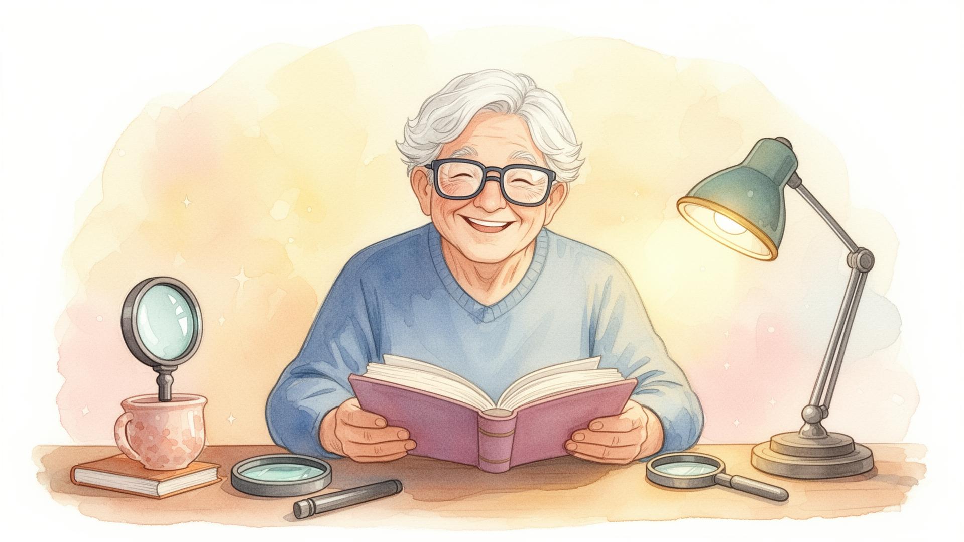 Lecture avec une aide visuelle adaptée