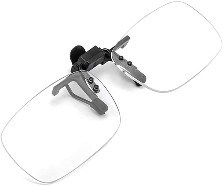 Clip lunettes loupe