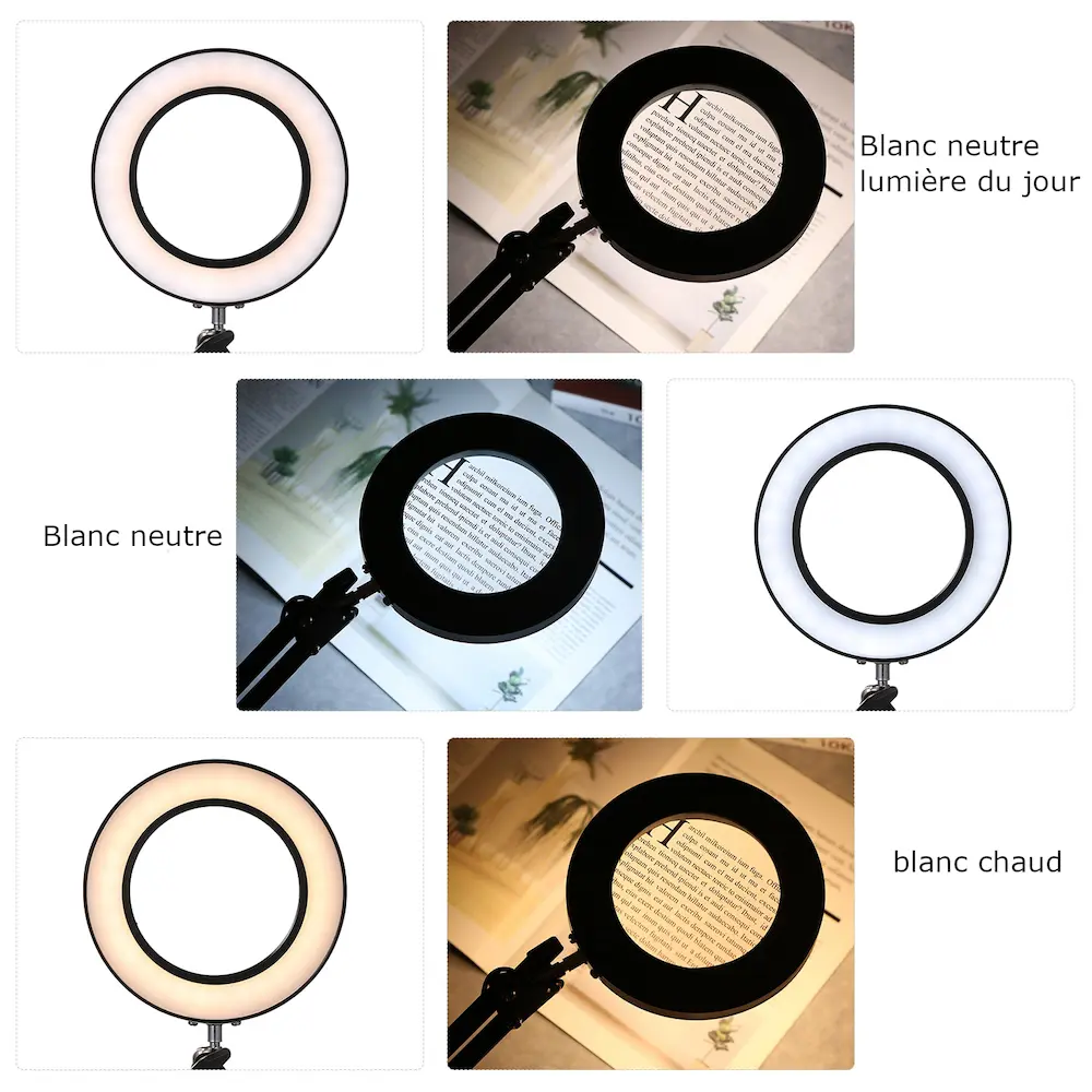 3 températures de couleur