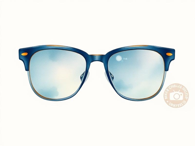 Illustration aquarelle de lunettes intelligentes grand public avec petite caméra intégrée